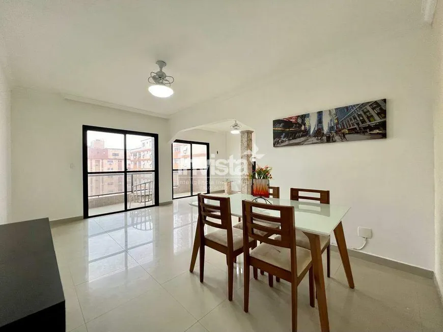 Foto 1 de Apartamento com 3 Quartos para alugar, 126m² em Pompeia, Santos