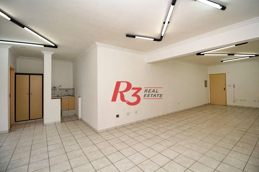 Foto 1 de Sala Comercial para venda ou aluguel, 66m² em Vila Matias, Santos