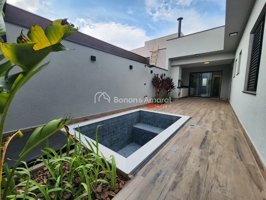 Foto 1 de Casa de Condomínio com 3 Quartos à venda, 145m² em Vila Monte Alegre, Paulínia