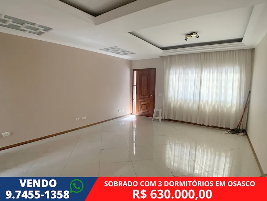 Foto 1 de Casa com 3 Quartos à venda, 251m² em Jardim das Flores, Osasco