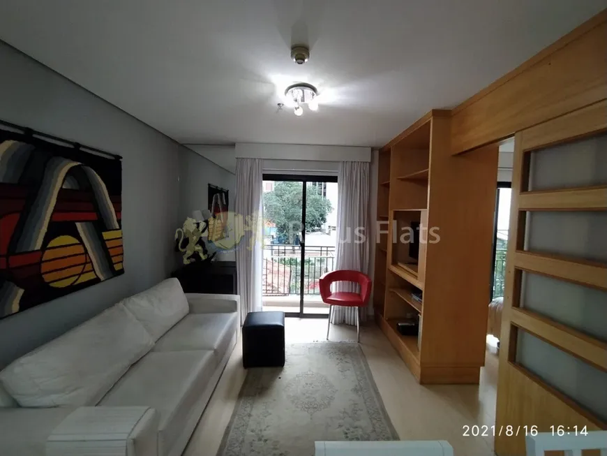 Foto 1 de Flat com 1 Quarto para alugar, 45m² em Itaim Bibi, São Paulo