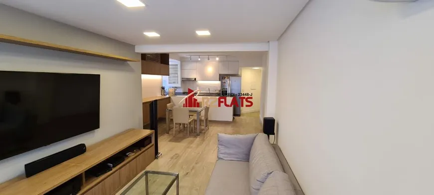 Foto 1 de Flat com 1 Quarto para alugar, 54m² em Itaim Bibi, São Paulo