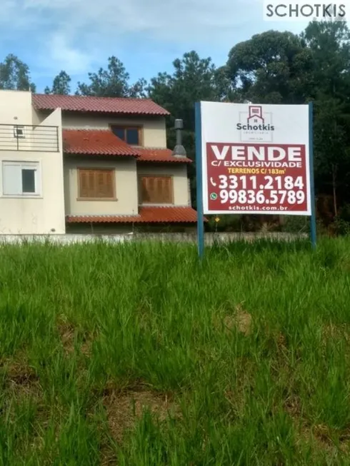 Foto 1 de Lote/Terreno à venda, 185m² em Espiríto Santo, Porto Alegre