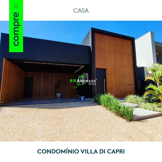 Foto 1 de Casa de Condomínio com 3 Quartos à venda, 230m² em Parque Universitário, Franca