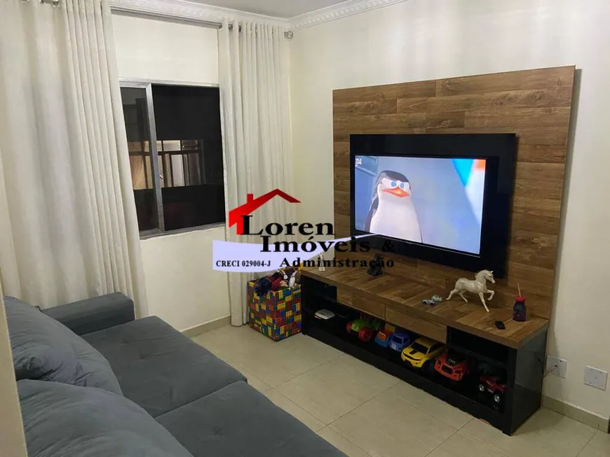 Foto 1 de Apartamento com 1 Quarto à venda, 56m² em Vila Cascatinha, São Vicente