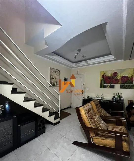 Foto 1 de Casa de Condomínio com 3 Quartos à venda, 90m² em Jardim Pilar, Santo André