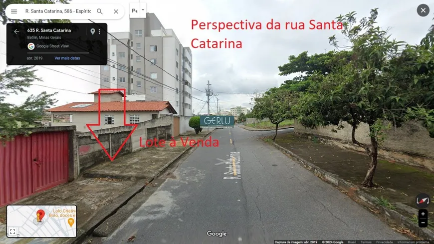 Foto 1 de Lote/Terreno à venda, 360m² em Espirito Santo, Betim