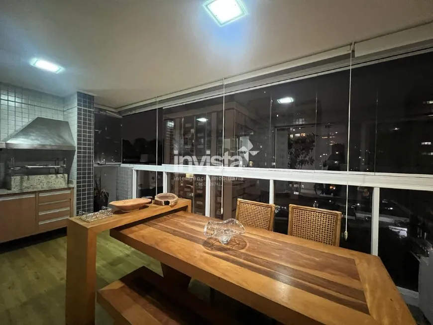 Foto 1 de Apartamento com 3 Quartos à venda, 160m² em Embaré, Santos