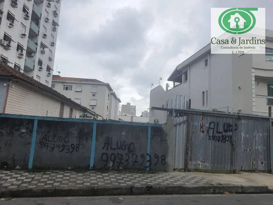 Foto 1 de Lote/Terreno à venda, 300m² em Aparecida, Santos