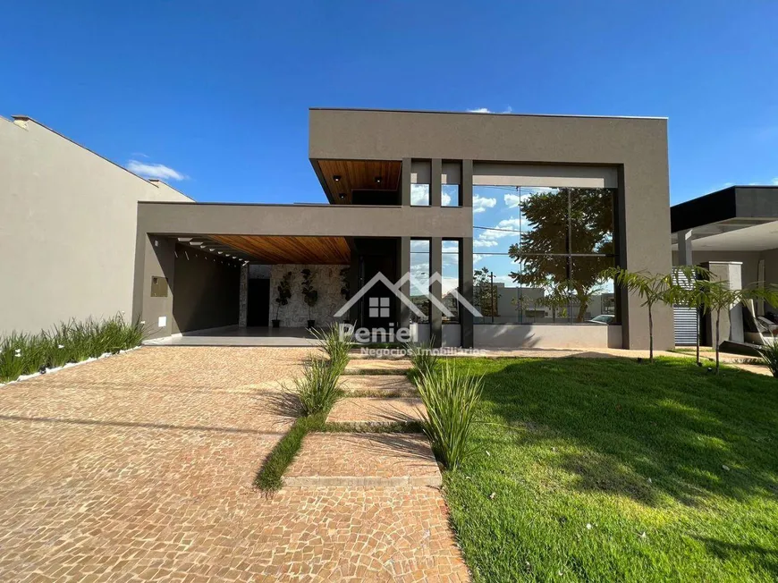 Foto 1 de Casa de Condomínio com 3 Quartos à venda, 200m² em Quintas de Sao Jose, Ribeirão Preto