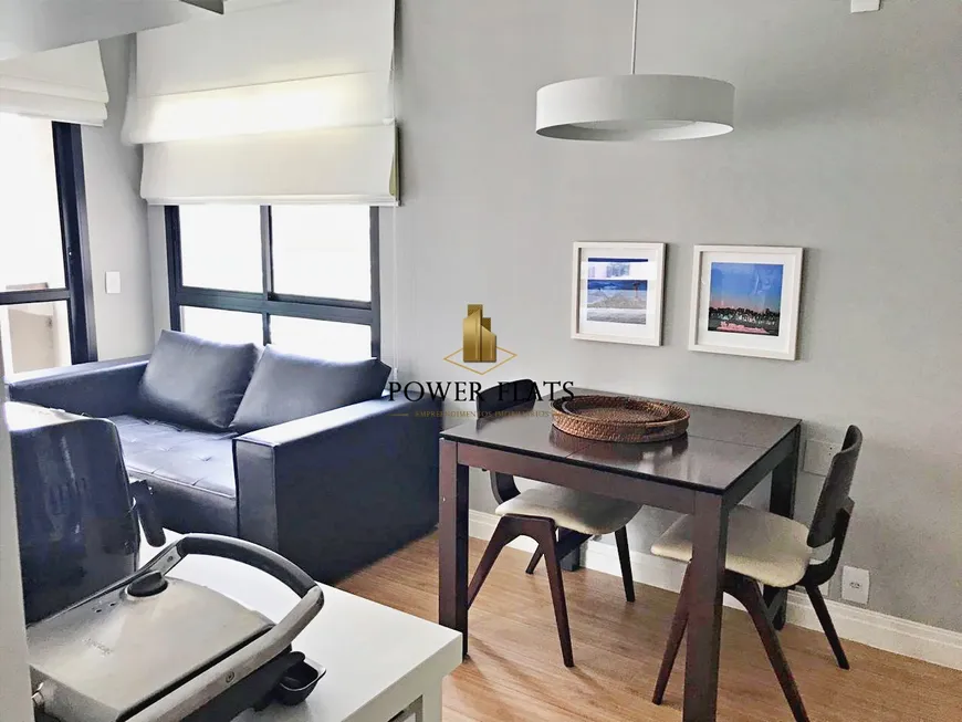 Foto 1 de Flat com 1 Quarto para alugar, 40m² em Pinheiros, São Paulo