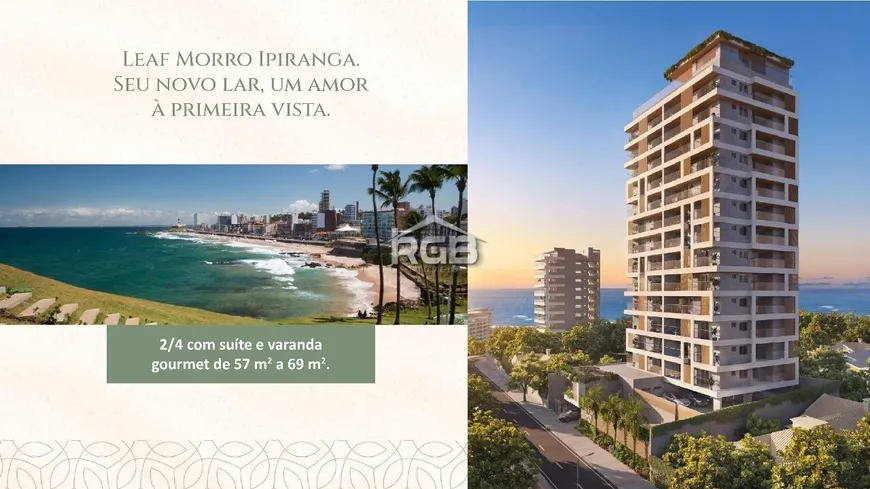 Foto 1 de Apartamento com 2 Quartos à venda, 69m² em Barra, Salvador