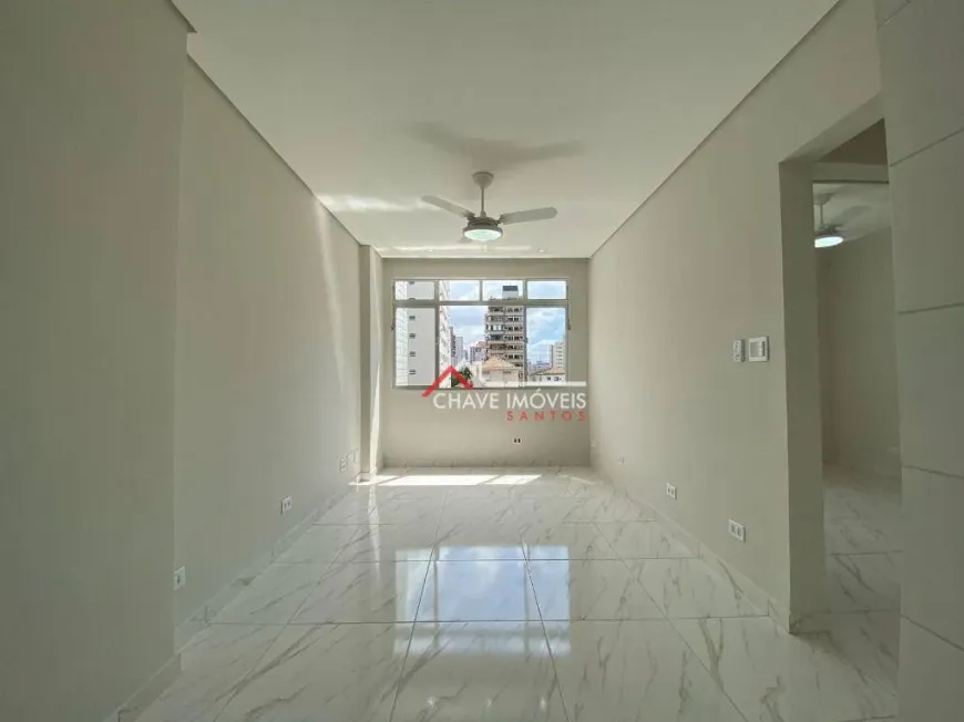 Foto 1 de Apartamento com 1 Quarto à venda, 46m² em Embaré, Santos