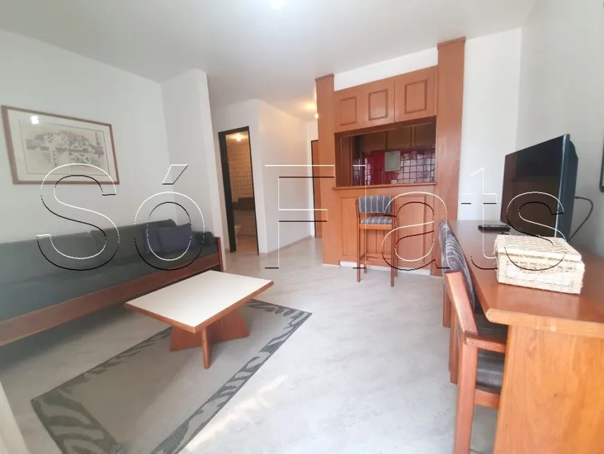 Foto 1 de Flat com 1 Quarto à venda, 42m² em Jardim Paulista, São Paulo