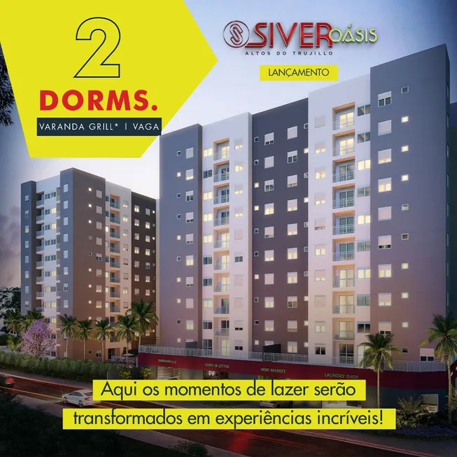 Foto 1 de Apartamento com 2 Quartos à venda, 47m² em Vila Trujillo, Sorocaba