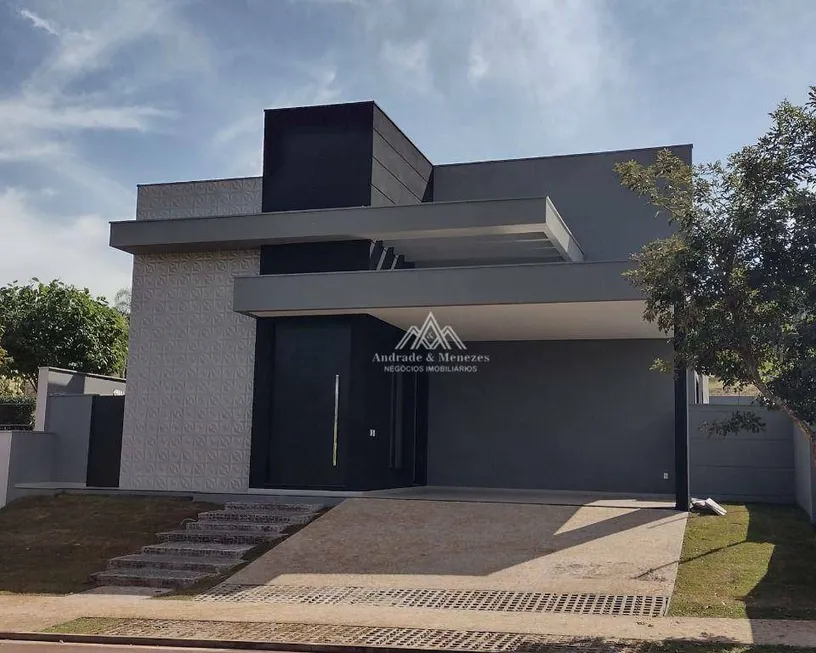 Foto 1 de Casa de Condomínio com 3 Quartos à venda, 250m² em Alphaville, Ribeirão Preto