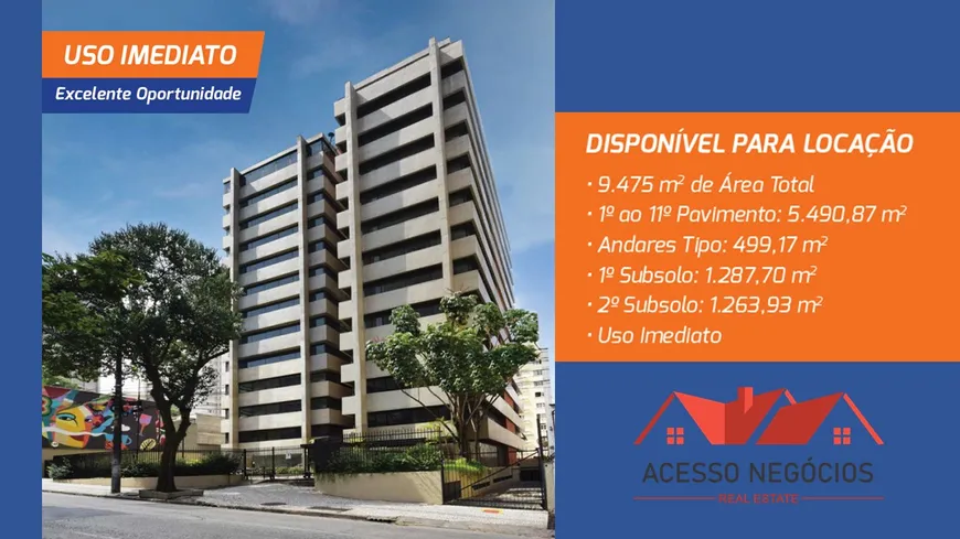 Foto 1 de Prédio Comercial para alugar, 9475m² em Consolação, São Paulo