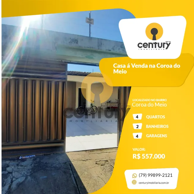 Foto 1 de Casa com 4 Quartos à venda, 490m² em Coroa do Meio, Aracaju