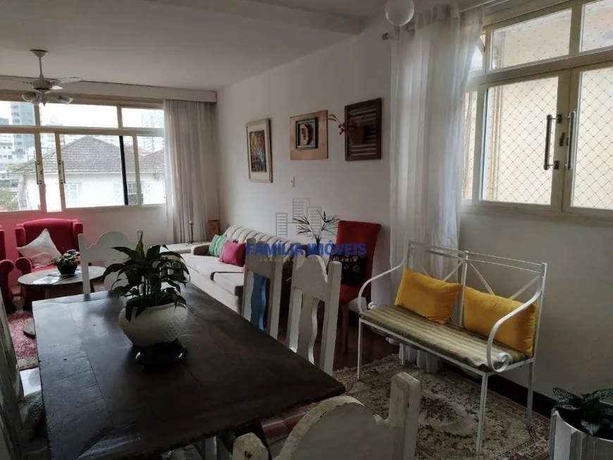 Foto 1 de Apartamento com 3 Quartos à venda, 113m² em Marapé, Santos
