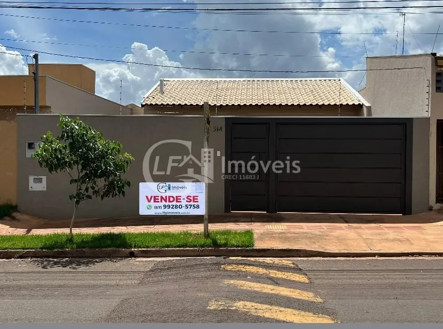 Foto 1 de Casa com 3 Quartos à venda, 103m² em Ary Abussafi de Lima, Campo Grande