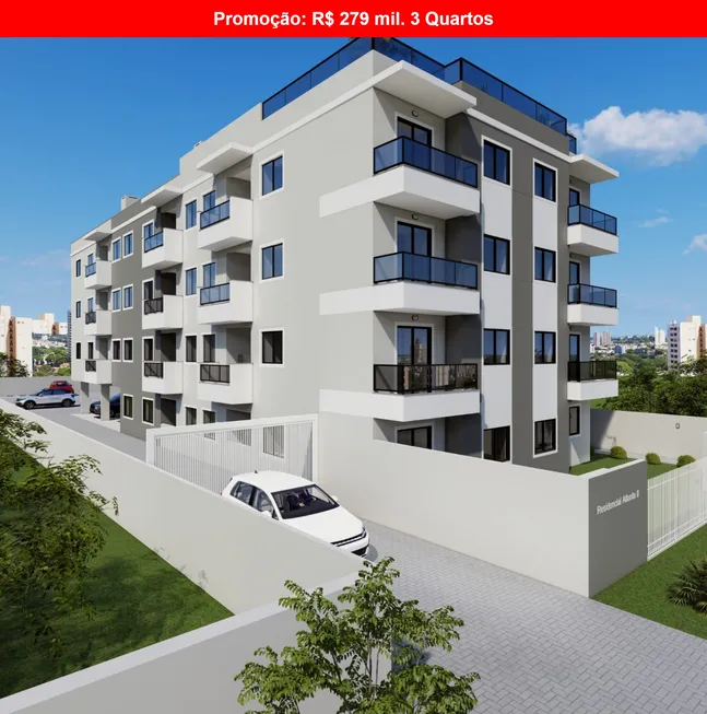 Foto 1 de Apartamento com 3 Quartos à venda, 65m² em Weissopolis, Pinhais