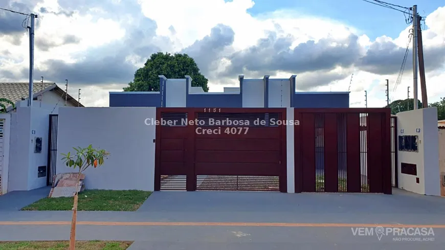 Foto 1 de Casa com 2 Quartos à venda, 58m² em Vila Santa Luzia, Campo Grande