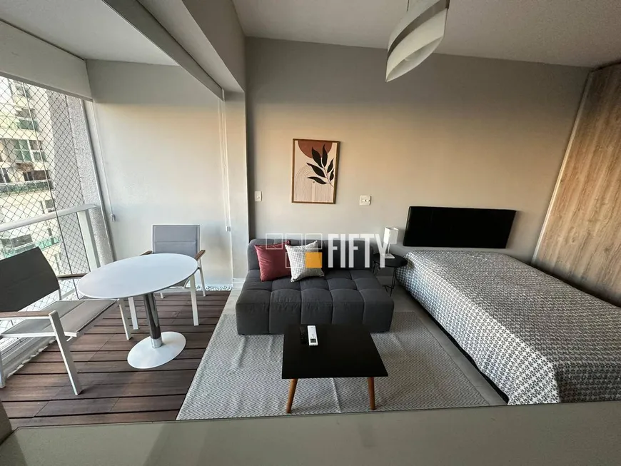 Foto 1 de Apartamento com 1 Quarto para alugar, 34m² em Brooklin, São Paulo