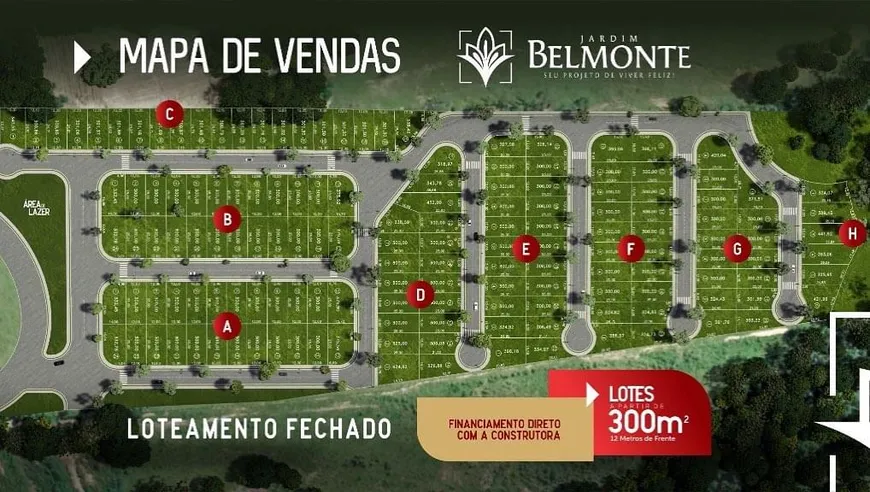 Foto 1 de Lote/Terreno à venda, 300m² em Altos da Bela Vista, Indaiatuba