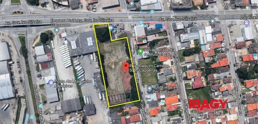 Foto 1 de Lote/Terreno para alugar, 6058m² em Capoeiras, Florianópolis