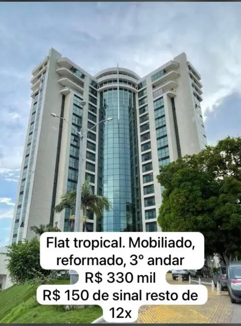 Foto 1 de Flat com 1 Quarto à venda, 33m² em Ponta Negra, Manaus
