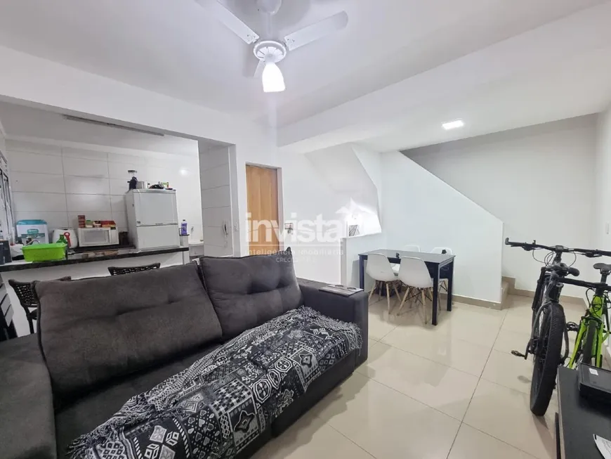 Foto 1 de Casa com 2 Quartos à venda, 102m² em Macuco, Santos