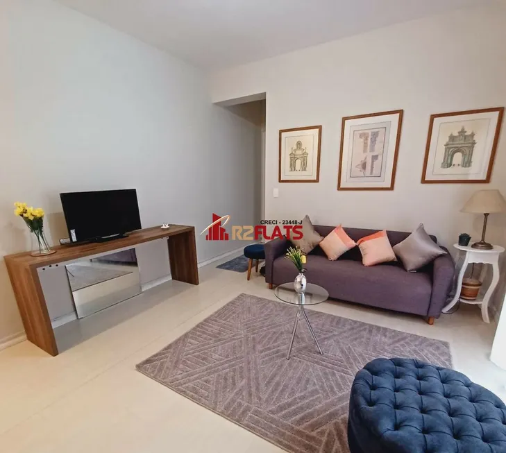 Foto 1 de Apartamento com 1 Quarto para alugar, 57m² em Consolação, São Paulo