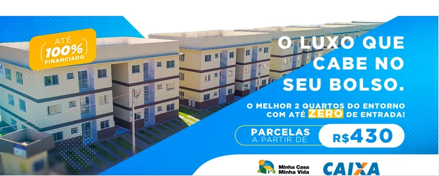 Foto 1 de Apartamento com 2 Quartos à venda, 52m² em Mansões Recreio Mossoró, Cidade Ocidental