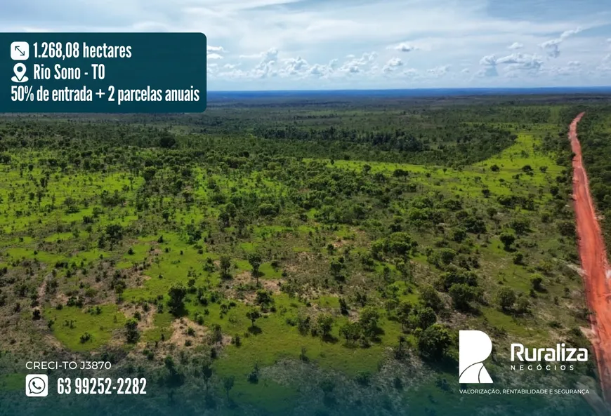 Foto 1 de Fazenda/Sítio à venda, 1268m² em Zona Rural, Rio Sono