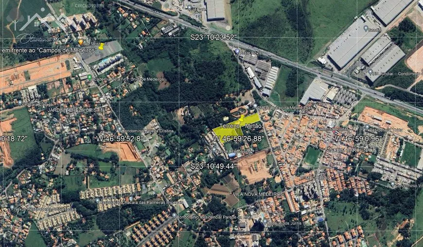 Foto 1 de Lote/Terreno à venda, 20000m² em Medeiros, Jundiaí