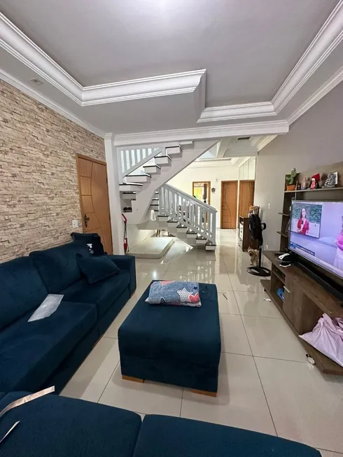 Foto 1 de Casa de Condomínio com 3 Quartos à venda, 143m² em Canto do Forte, Praia Grande