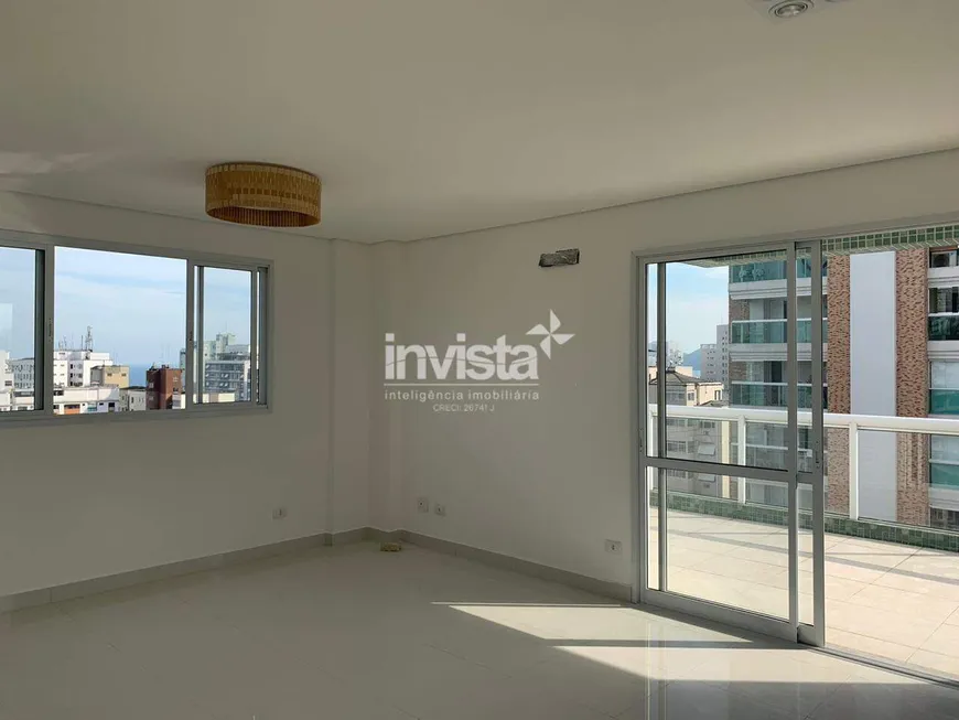 Foto 1 de Apartamento com 3 Quartos para alugar, 152m² em Boqueirão, Santos