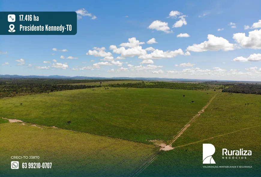 Foto 1 de Fazenda/Sítio à venda, 17416m² em Zona Rural, Presidente Kennedy