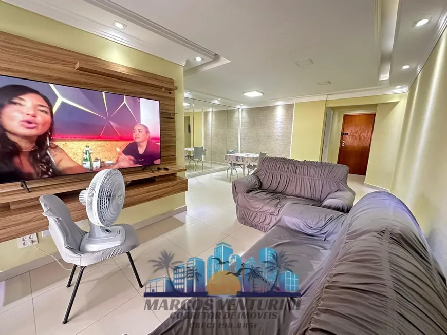 Foto 1 de Apartamento com 3 Quartos para alugar, 132m² em Aviação, Praia Grande