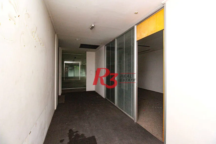 Foto 1 de Sala Comercial para alugar, 300m² em Centro, Santos