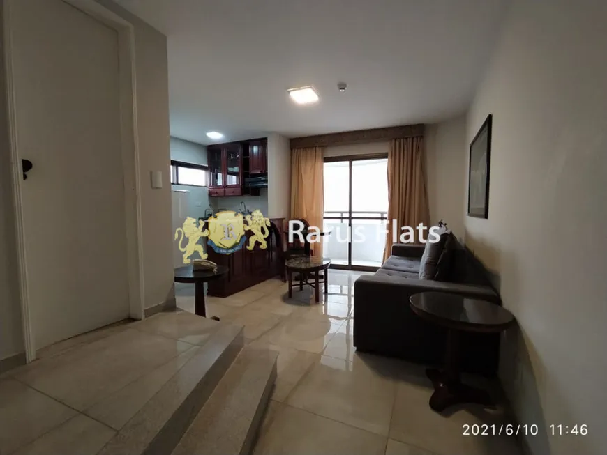 Foto 1 de Flat com 1 Quarto para alugar, 48m² em Bela Vista, São Paulo