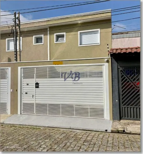 Foto 1 de Sobrado com 3 Quartos à venda, 125m² em Vila Homero Thon, Santo André