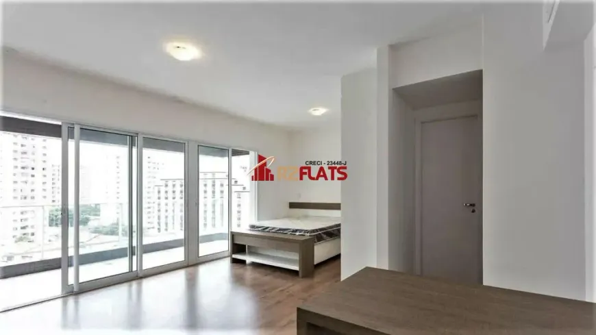 Foto 1 de Flat com 1 Quarto para alugar, 47m² em Campo Belo, São Paulo