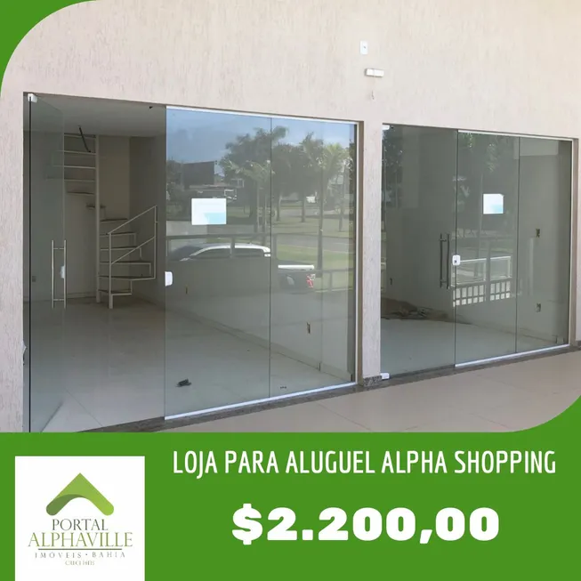 Foto 1 de Ponto Comercial para alugar, 60m² em Alphaville Abrantes, Camaçari