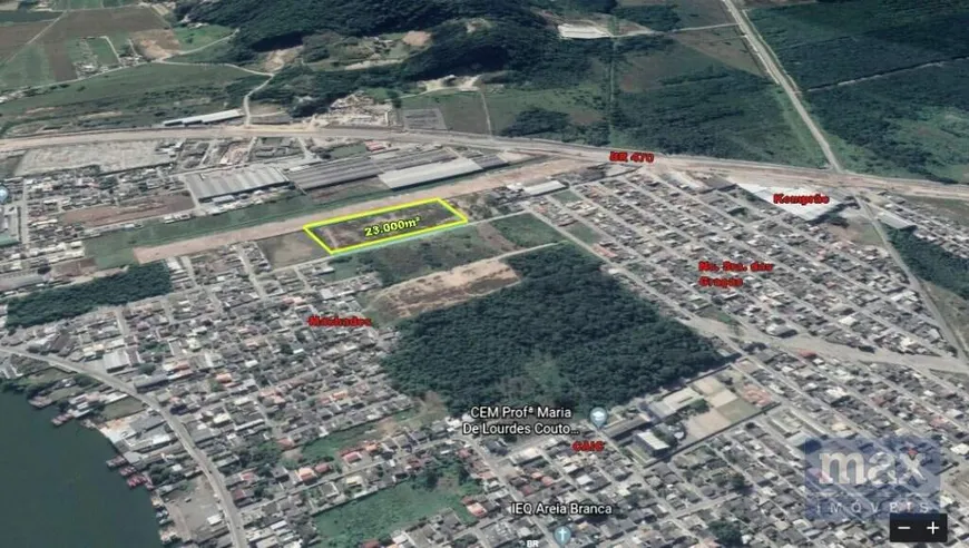 Foto 1 de Lote/Terreno à venda, 23062m² em Machados, Navegantes