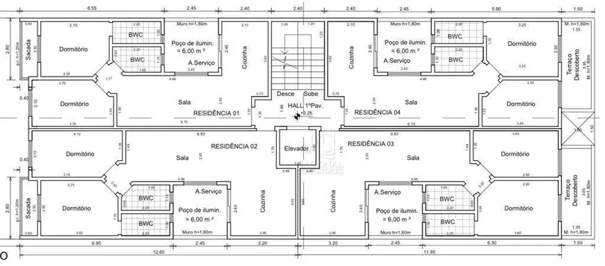 Foto 1 de Apartamento com 2 Quartos à venda, 53m² em Parque das Nações, Santo André