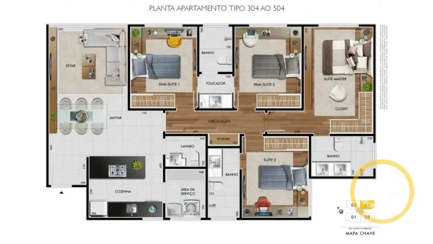 Foto 1 de Apartamento com 4 Quartos à venda, 103m² em Castelo, Belo Horizonte