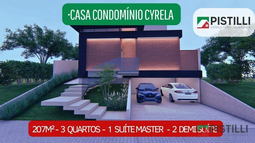 Foto 1 de Casa de Condomínio com 3 Quartos à venda, 207m² em Itapecerica, Taubaté