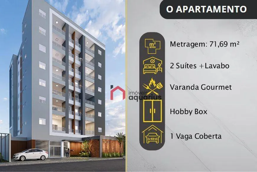 Foto 1 de Apartamento com 2 Quartos à venda, 72m² em Parque Industrial, São José dos Campos