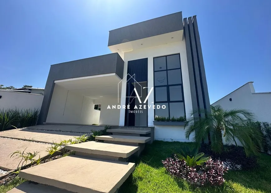 Foto 1 de Casa de Condomínio com 3 Quartos à venda, 200m² em Jardim Atlantico Leste Itaipuacu, Maricá